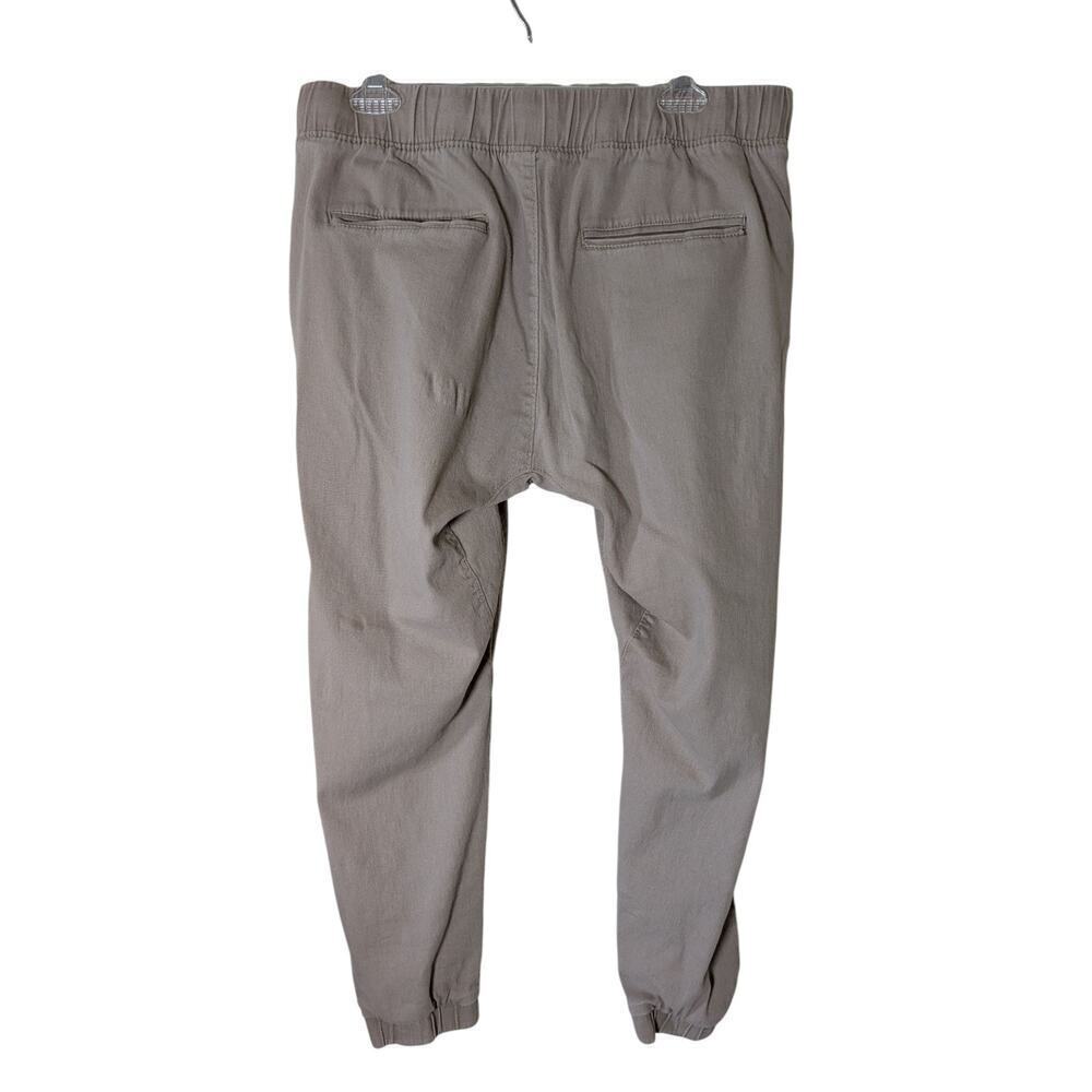 Ring Of Fire Tan Twill Moto Joggers Unisex Size XL Pull-on Trippin Graphic - Picture 2 of 9